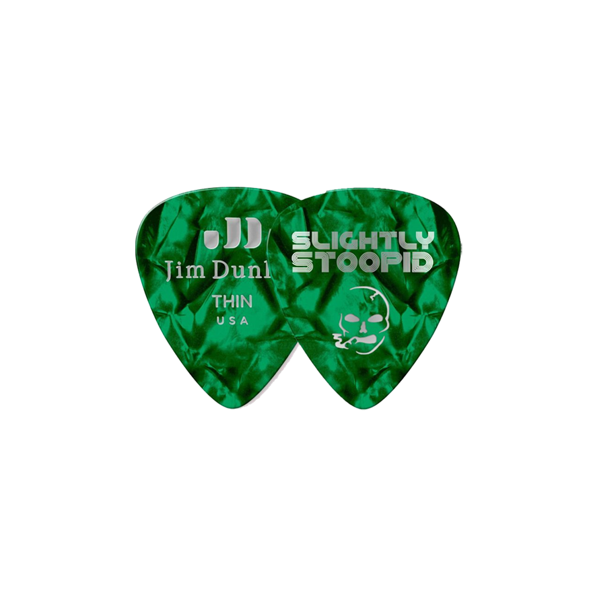 Acoustic Roots Guitar Pick - Textured Green