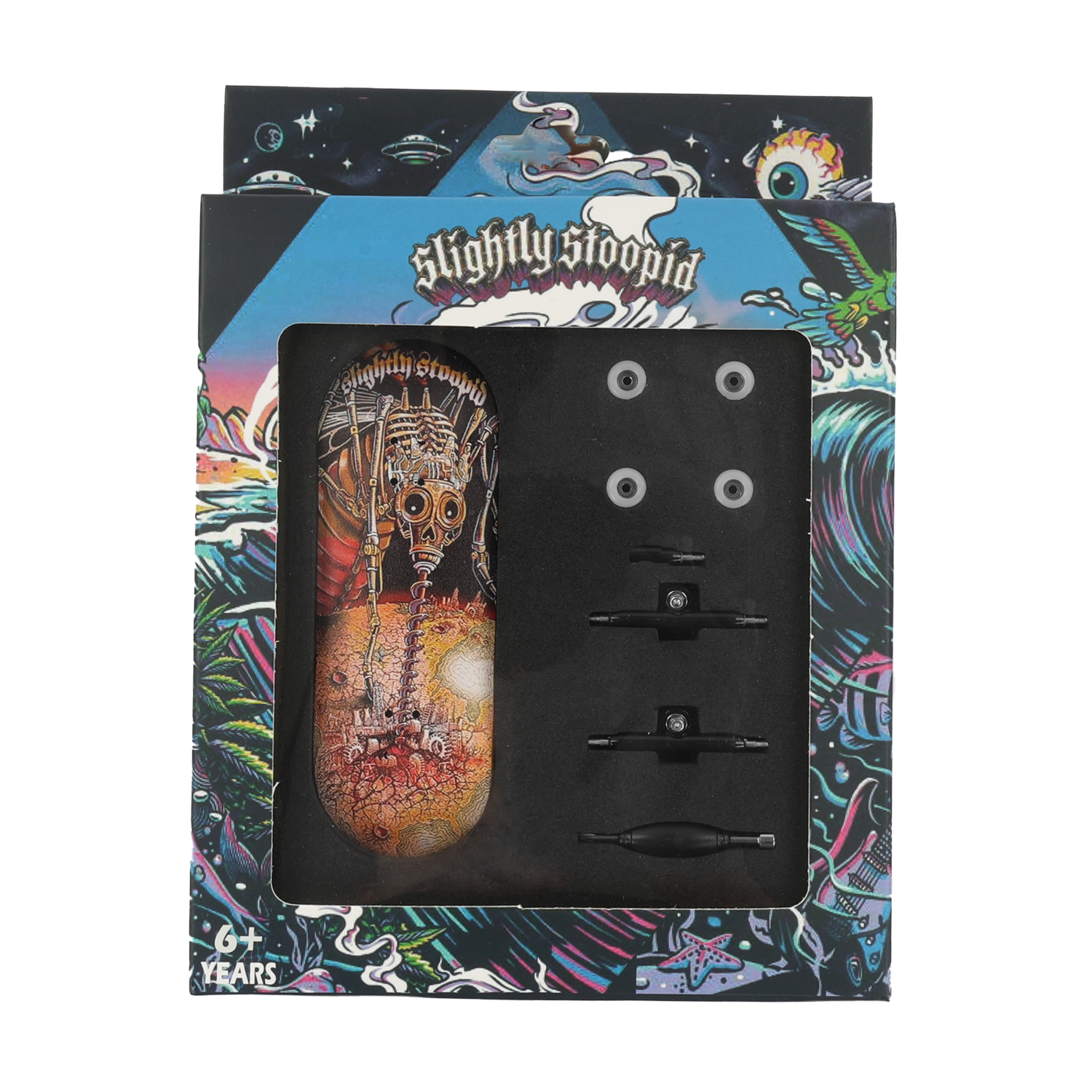 LC BOARDS X SLIGHTLY STOOPID 98X34 TOP OF THE WORLD FINGERBOARD