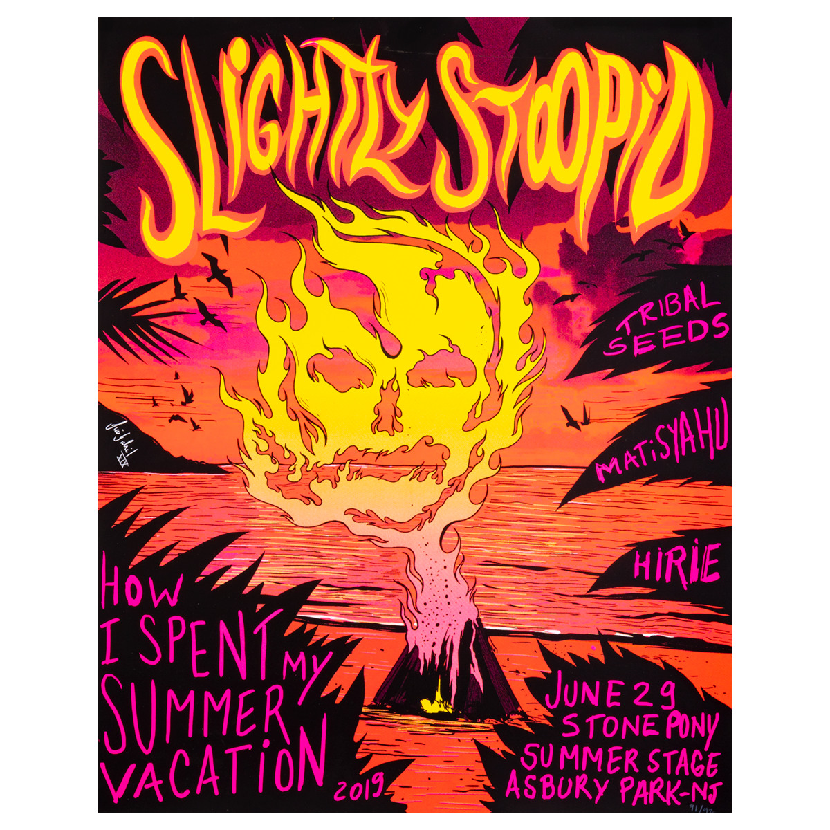 Asbury Park NJ 6.29.19 Show Poster