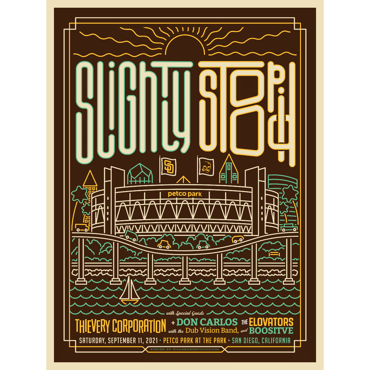 San Diego 2021 Stadium Poster