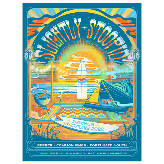 8/4 St. Augustine, FL SHOW POSTER - Regular & Foil