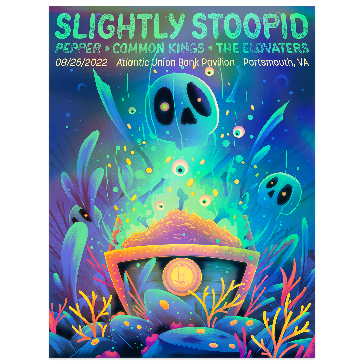 8/25 Portsmouth, VA SHOW POSTER - Regular & Foil