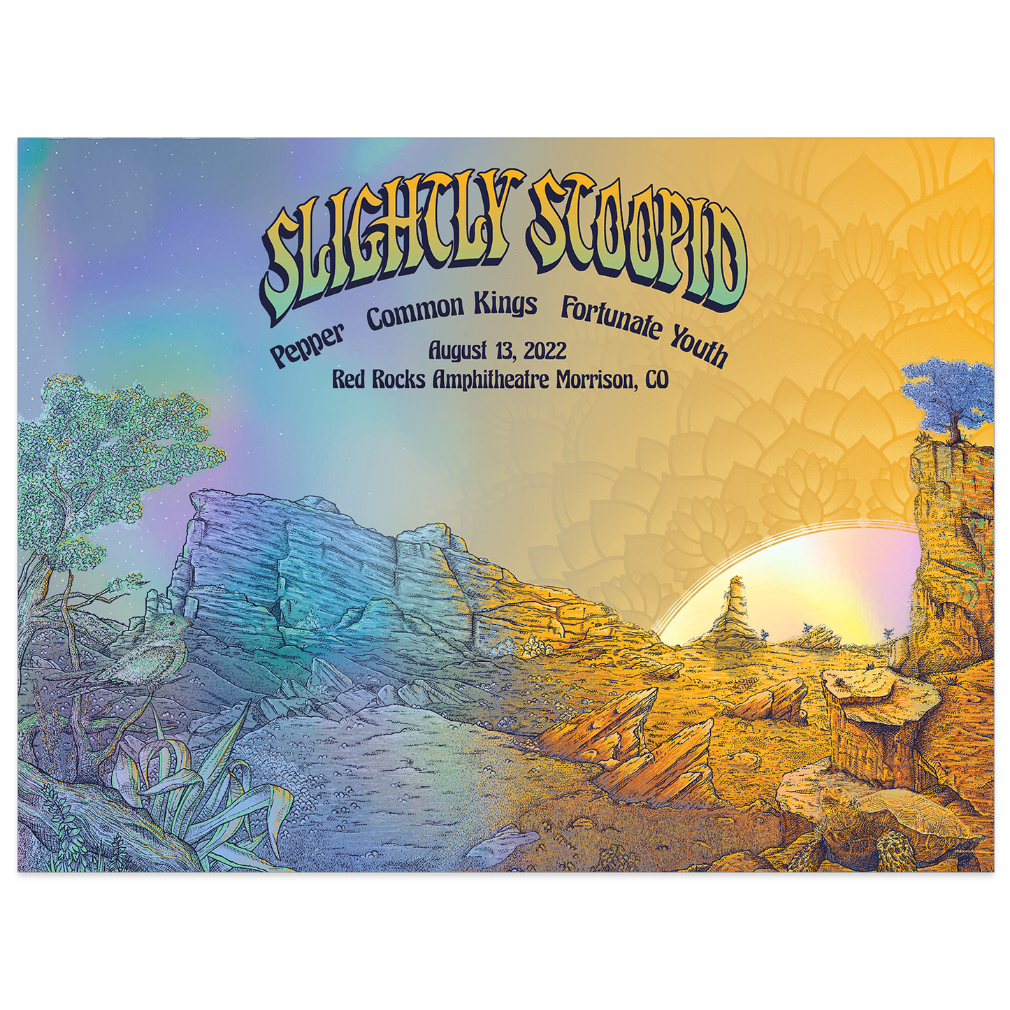 8/13 Morrison, CO - SHOW POSTER - Regular & Foil - Max Wesoloski