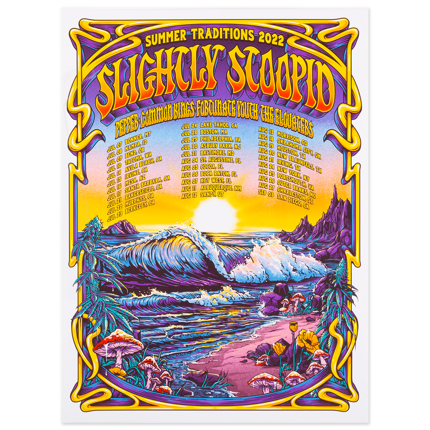 2022 Summer Traditions Tour Poster (With Tour Dates)