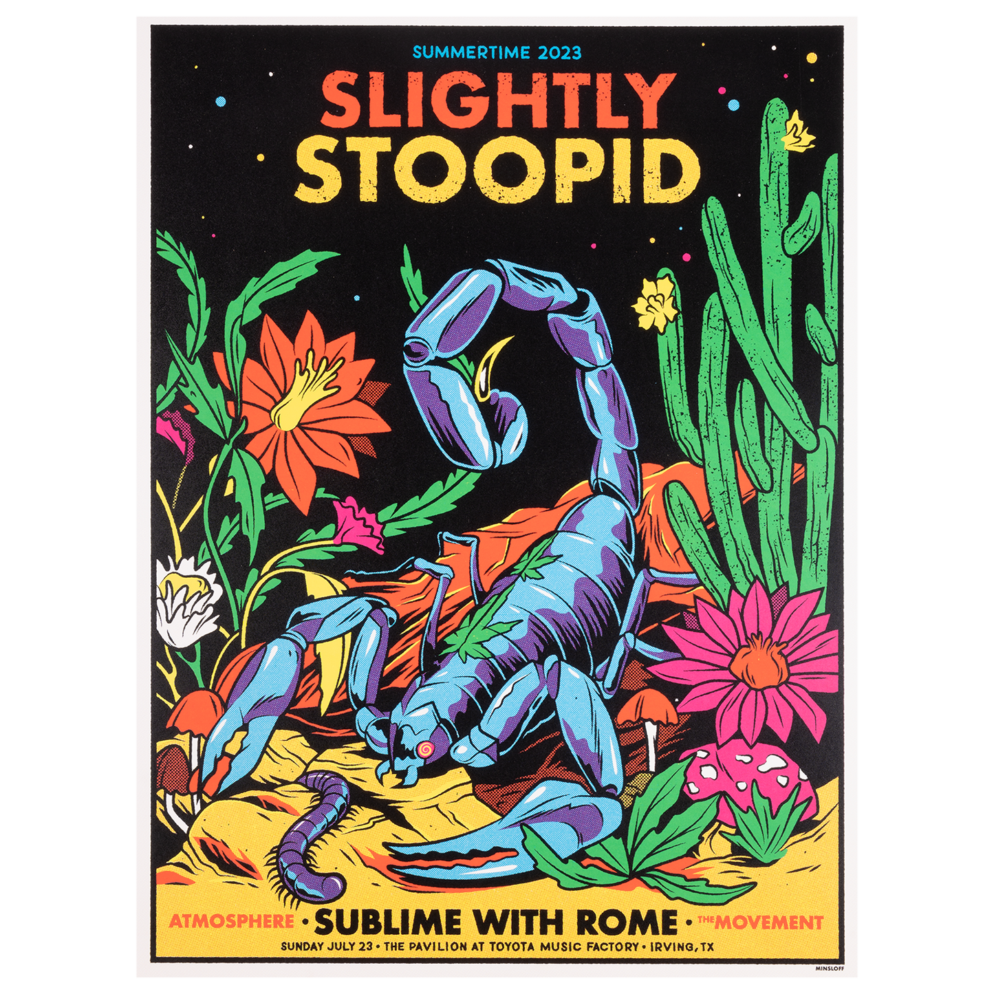 7/23/23 Irving, TX Show Poster by Ivan Minsloff