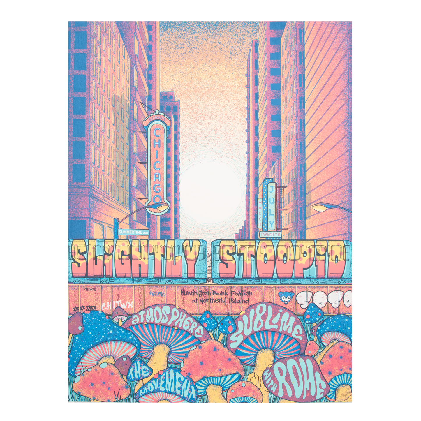 7/28/23 Chicago, IL Show Poster by Max Wesoloski