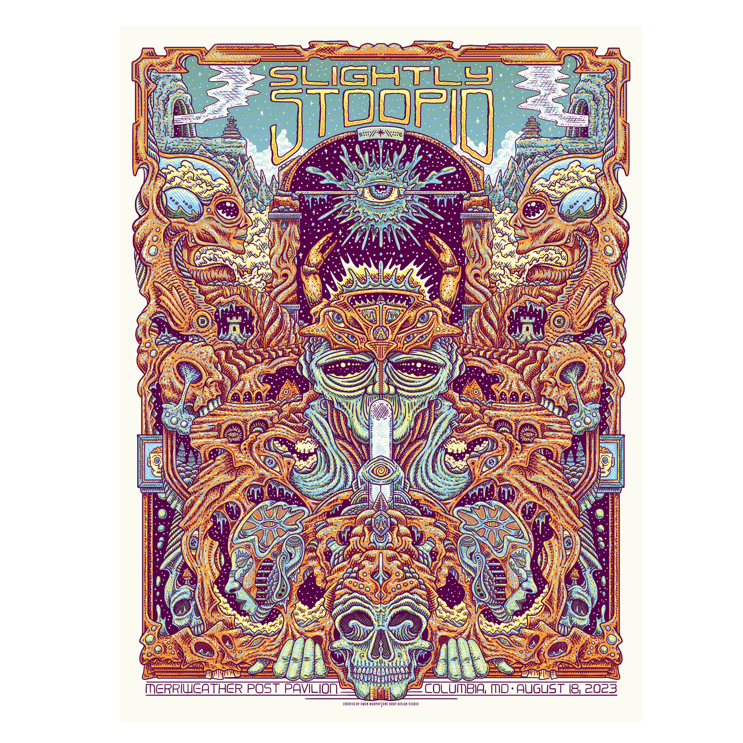 8/18/23 Columbia, MD Show Poster by Owen Murphy