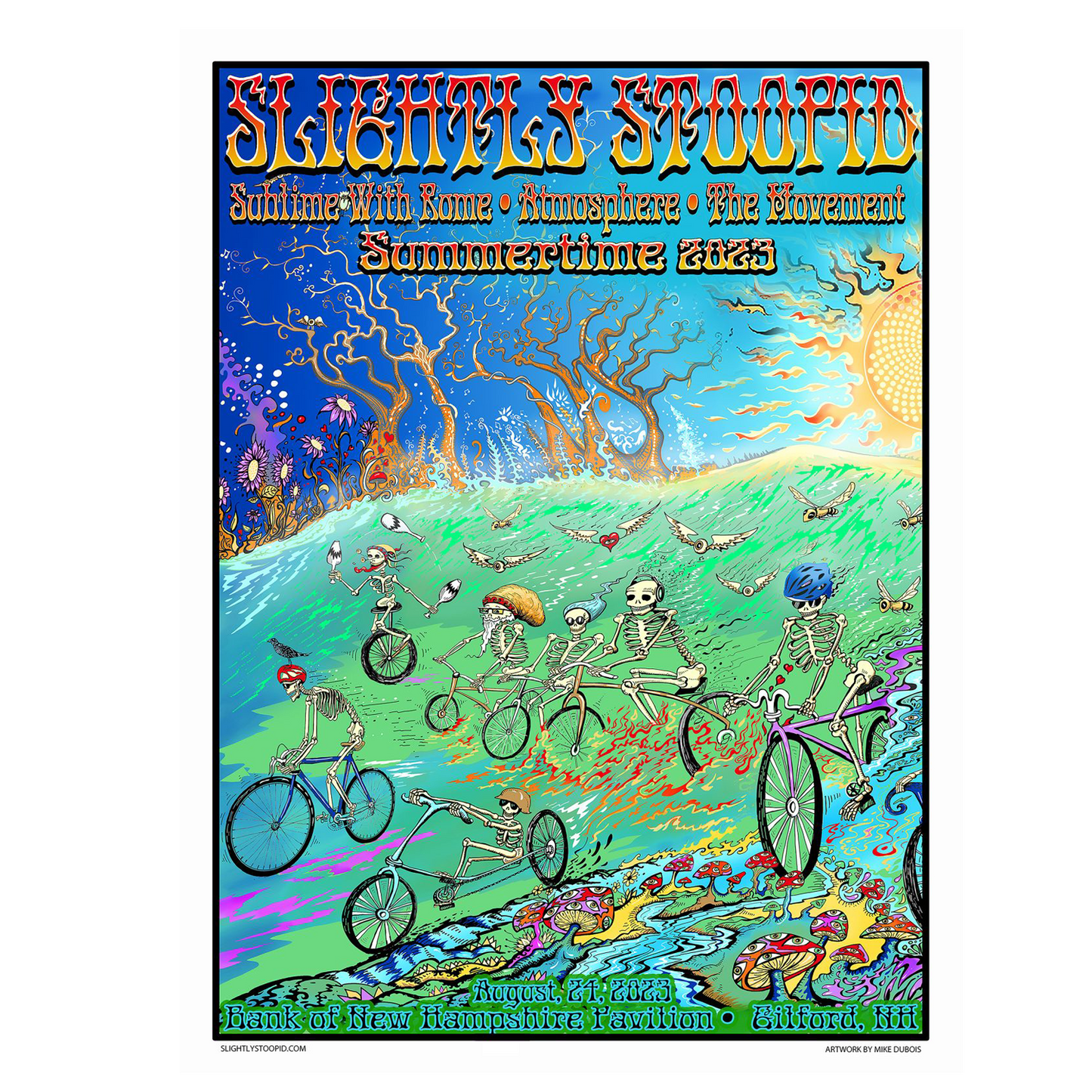 8/24/23 Gilford, NH Show Poster by Mike DuBois