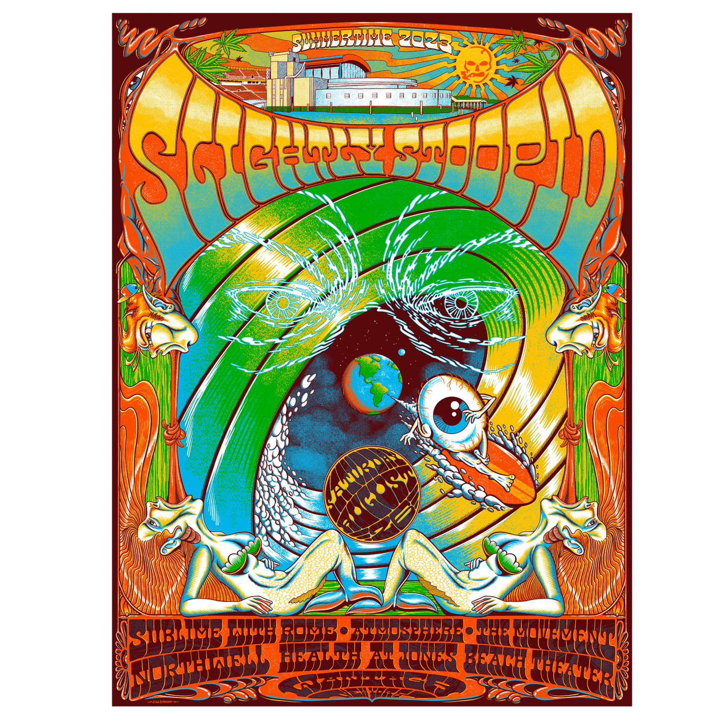 8/26/23 Wantagh, NY Show Poster by Fandy Darisman