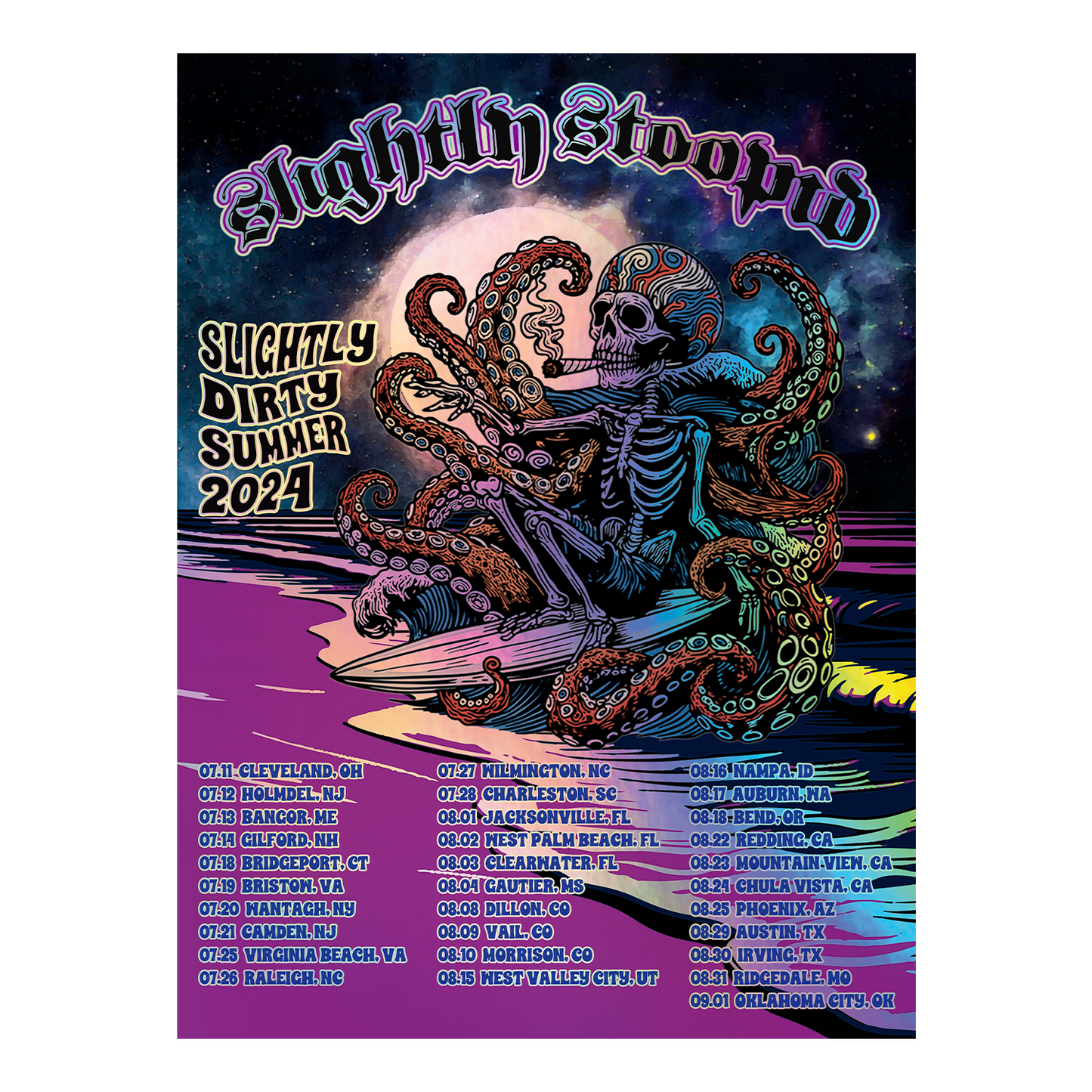 2024 Tour Foil Poster