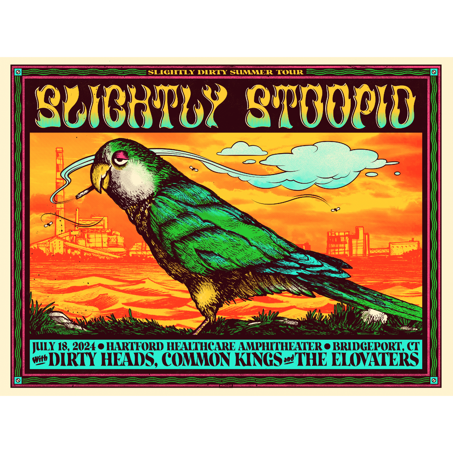 7/18/24 Bridgeport, CT Show Poster by Ivan Minsloff