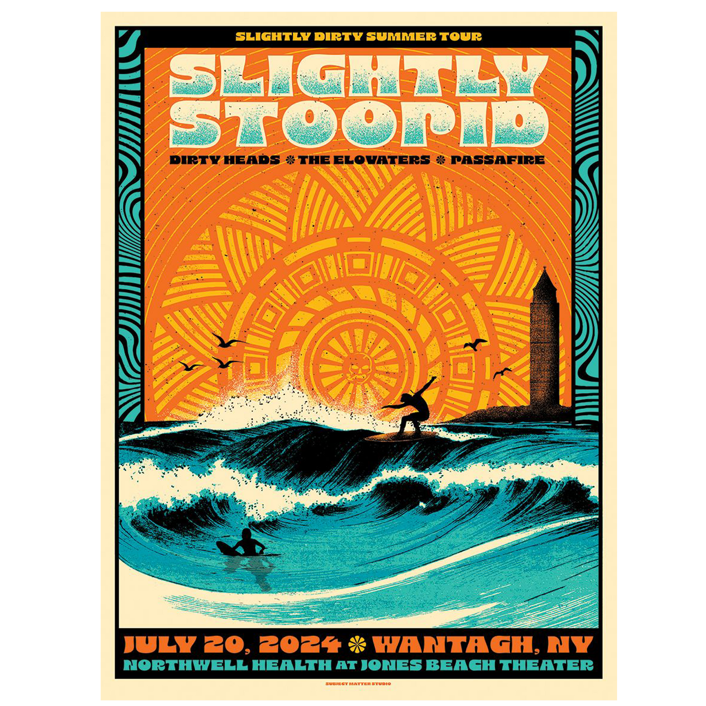 7/20/24 Wantagh, NY Show Poster by Drew Findley (Subject Matter)