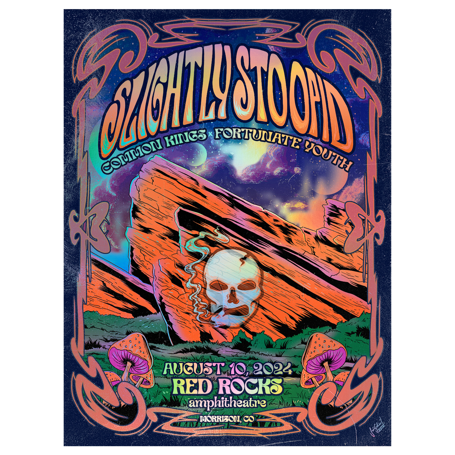 8/10/2024 Morrison, CO Foil Show Poster by Joao Gabriel