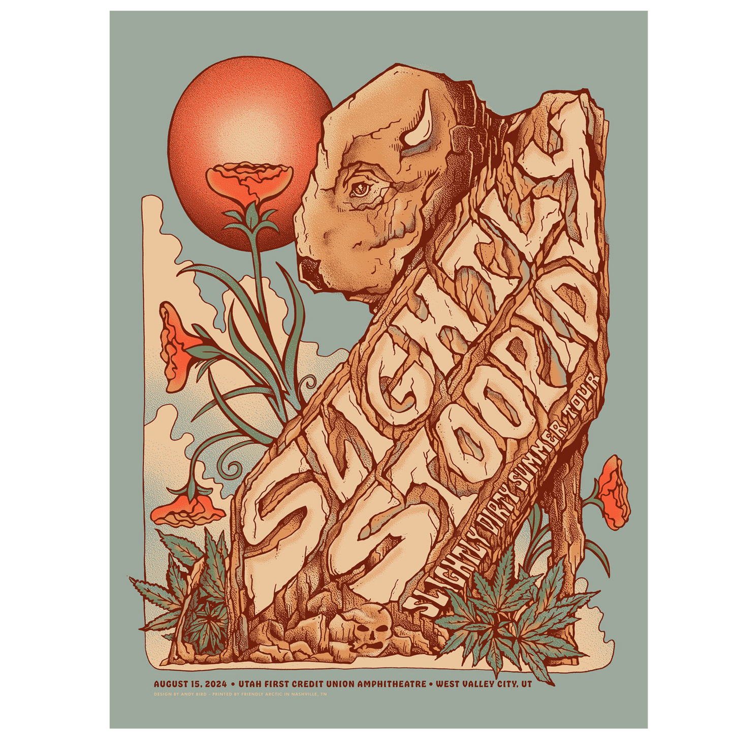 8/15/2024 West Valley City, UT Show Poster by Andy Bird