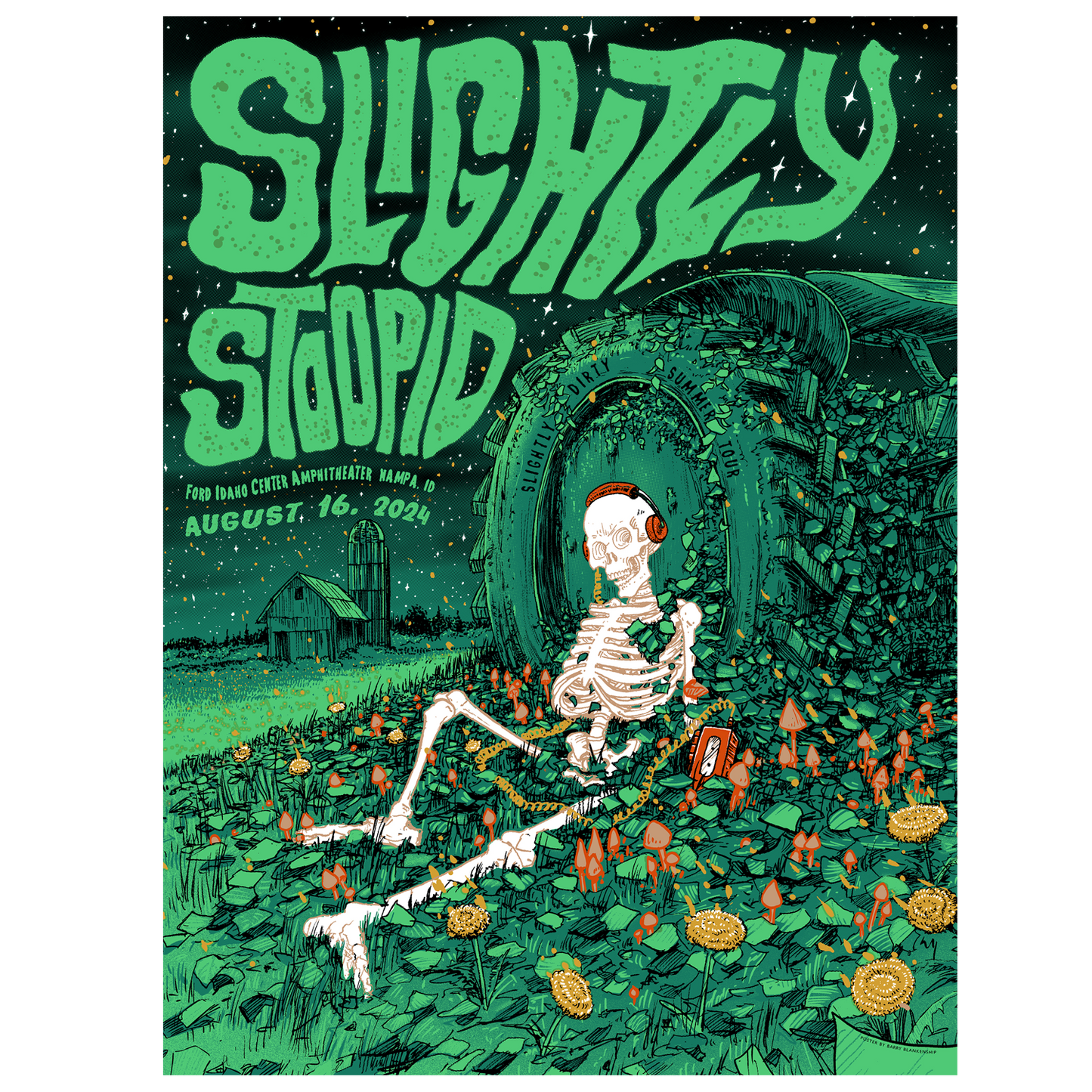 8/16/2024 Nampa, ID Show Poster by Barry Blankenship (Well Traveled)