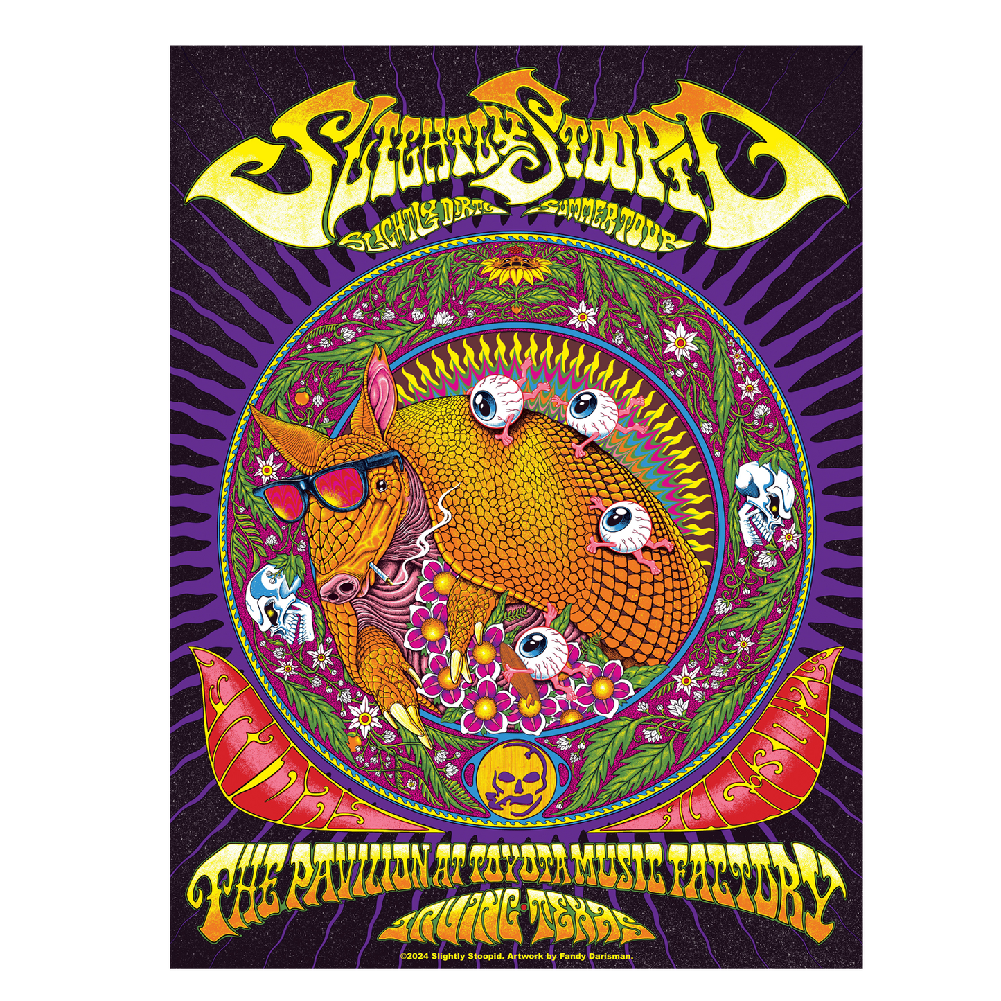 8/30/2024 Irving, TX Show Poster by Fandy Darisman