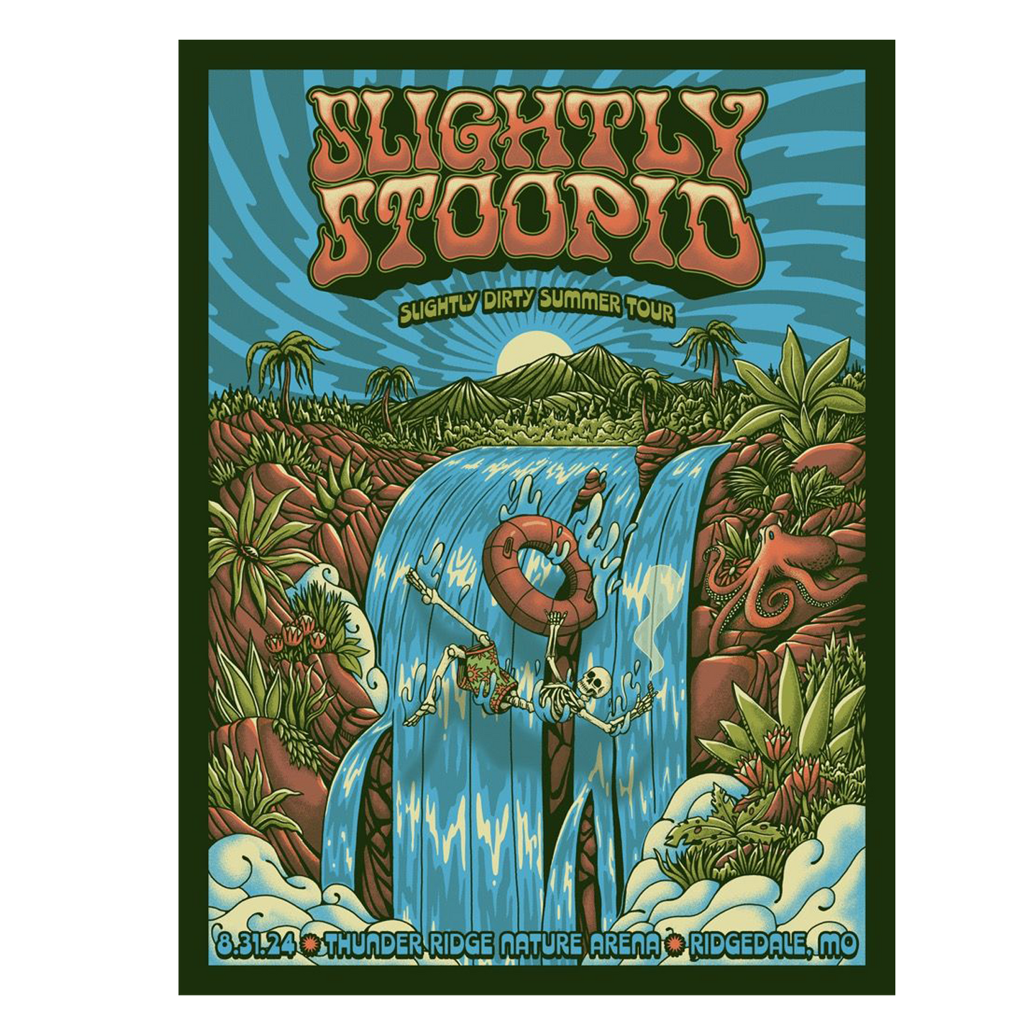 8/31/2024 Ridgedale, MO Show Poster by Dylan Fant (Well Traveled)