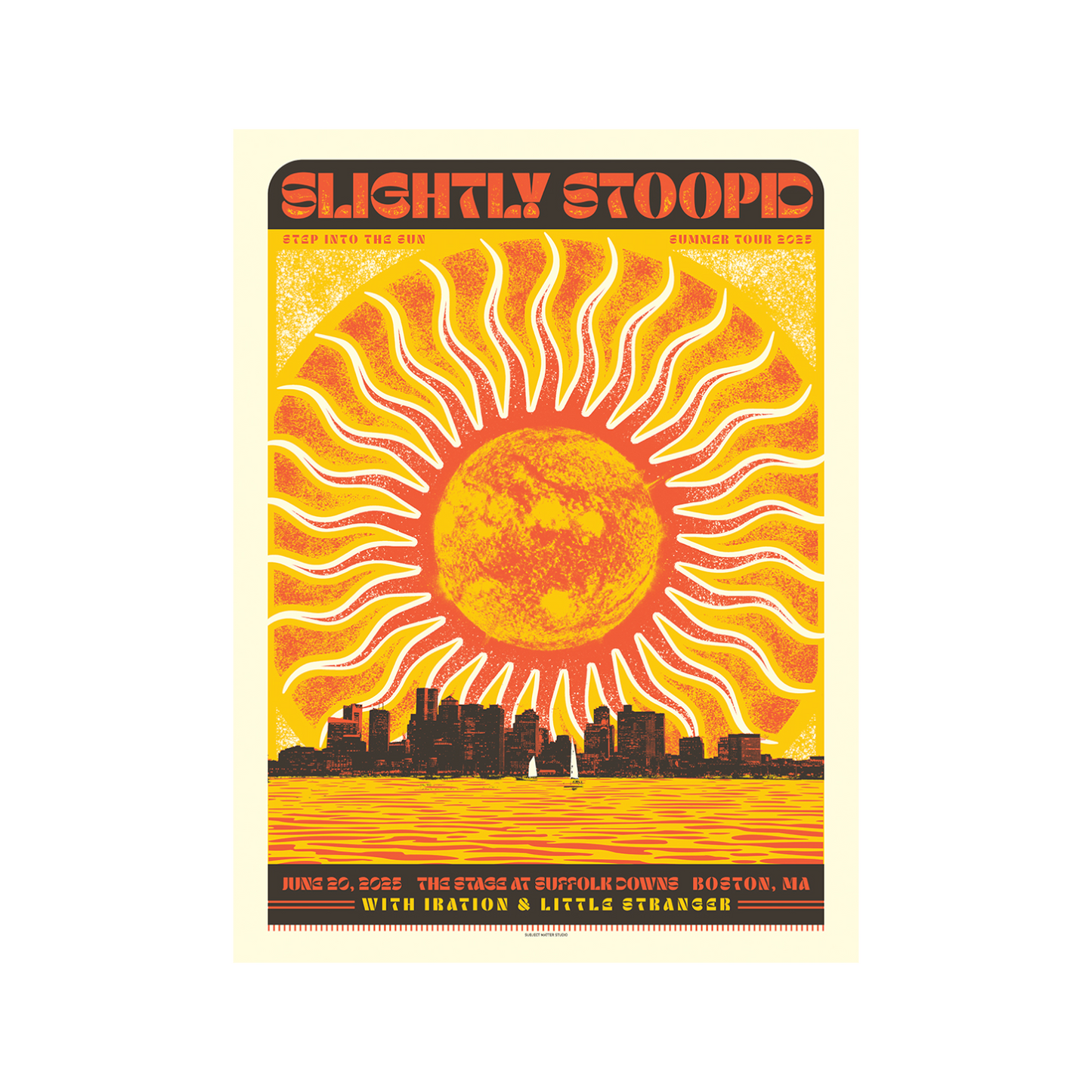 6/20/2025 Boston, MA Drew Findley & Subject Matter Poster