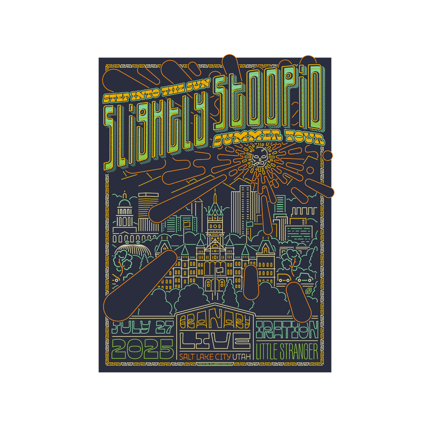 7/27/2025 Salt Lake City, UT Bill Green Poster