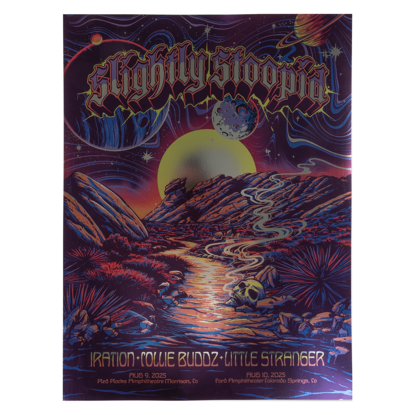 8/9/2025 Morrison, CO Bryan Zellner Foil Poster