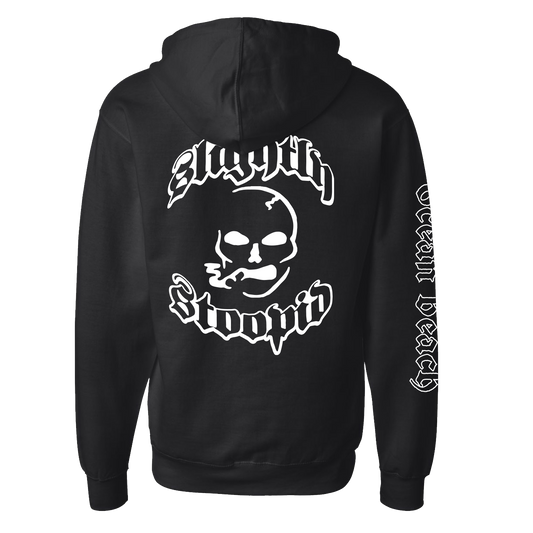 Smoking Skull OG Logo Zip Hoodie