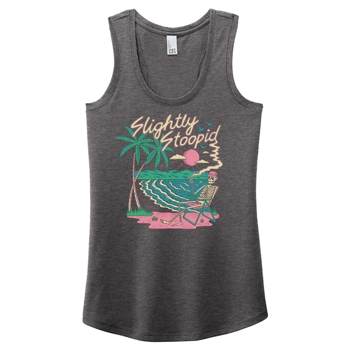 Smoking Skeleton Beach Tank