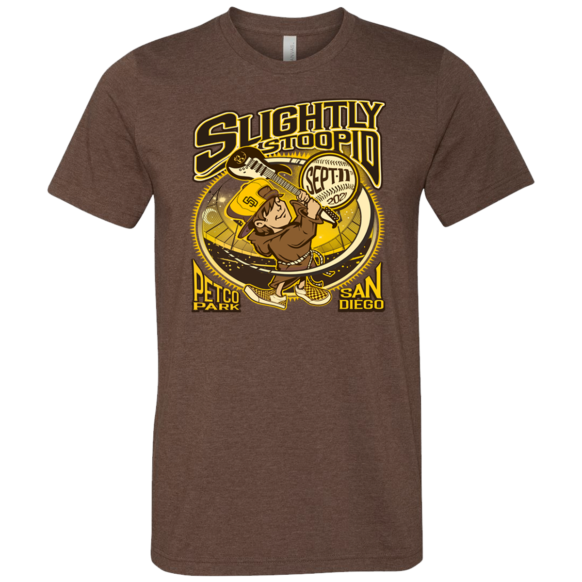 San Diego 2021 Friar Tee (Brown)