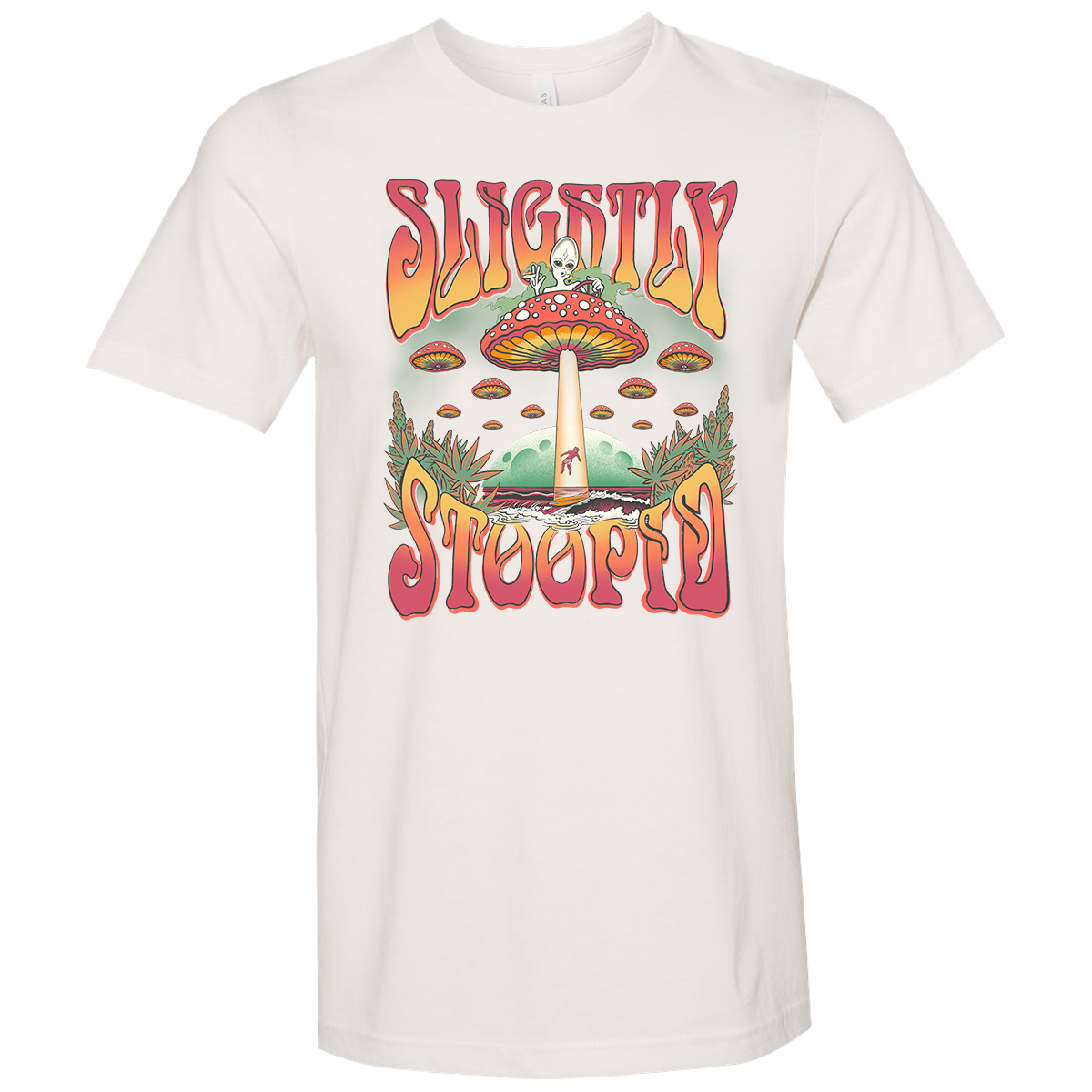 Mushroom UFO Tee (Vintage White)
