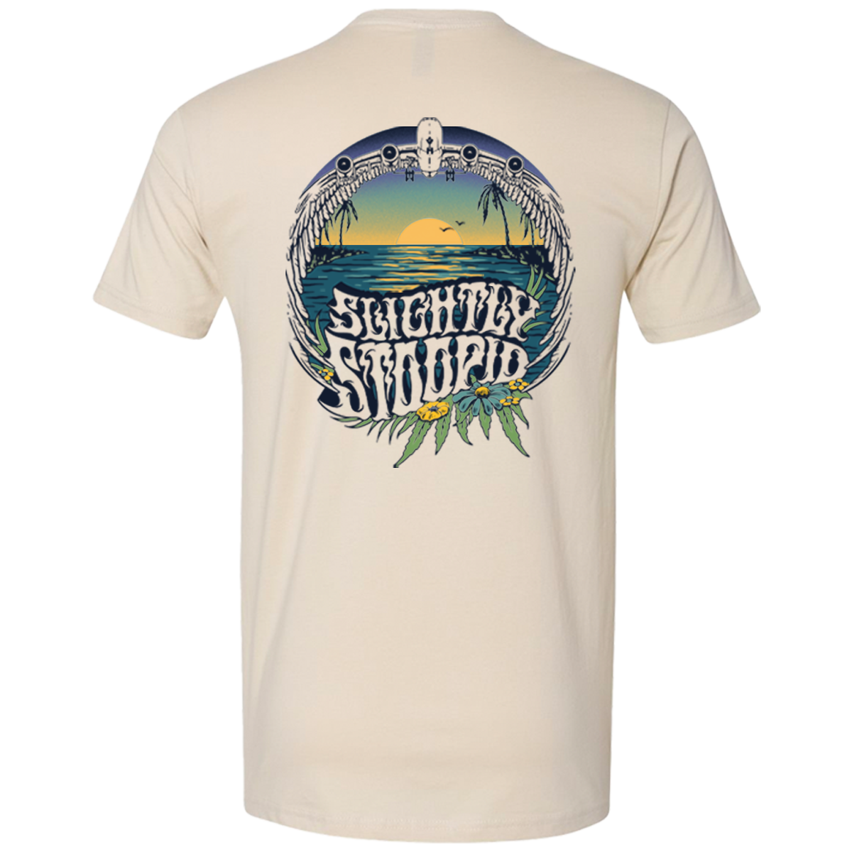 Up On A Plane Tee (Natural)