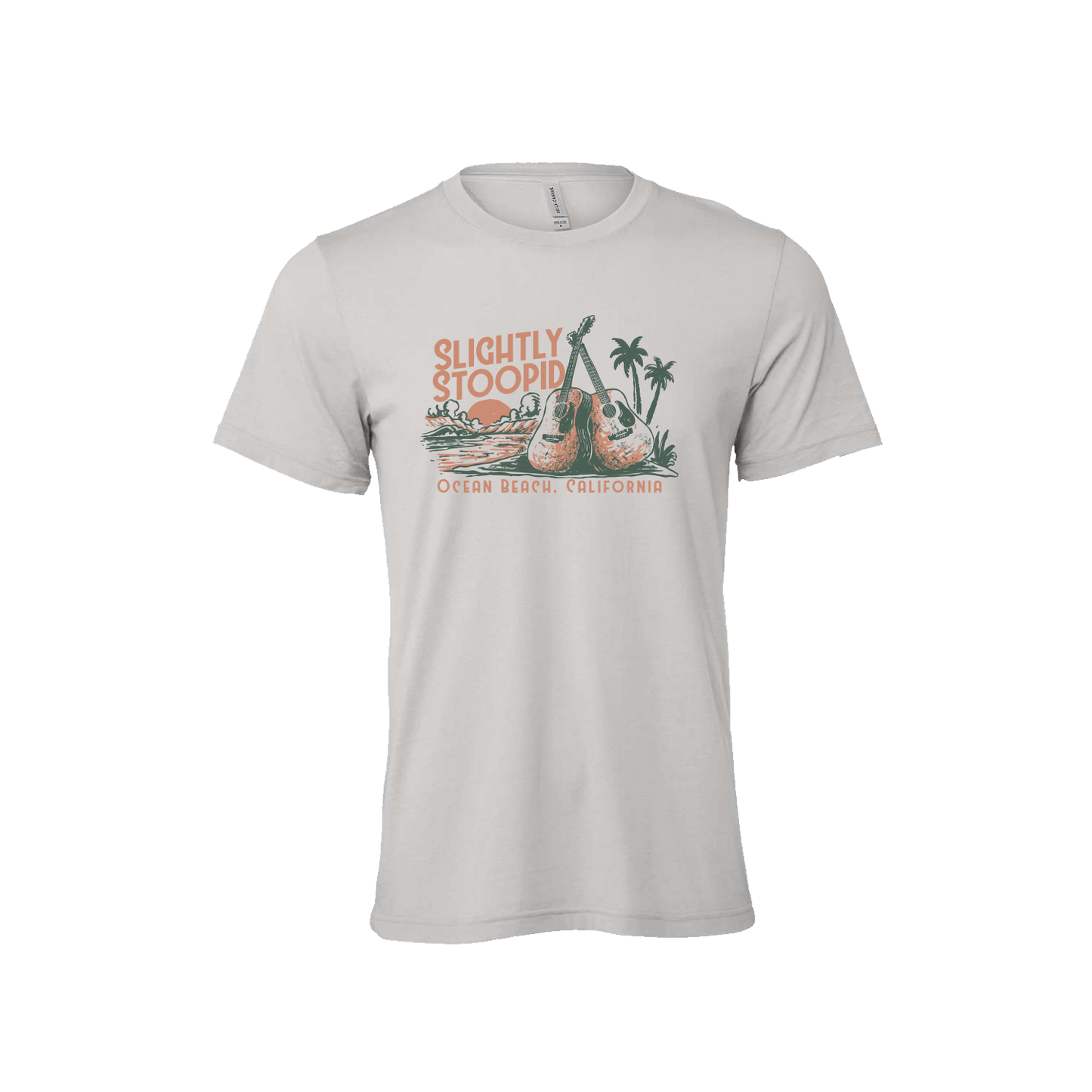 Acoustic Beach Athletic Grey Tee