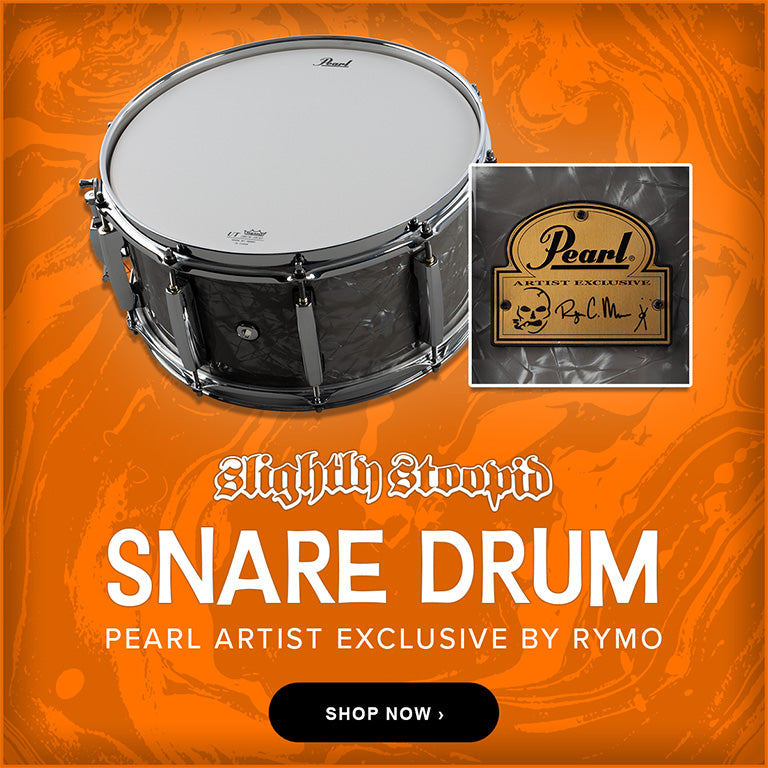 Slightly Stoopid Snare Drum. Pearl Artist Exclusive by Rymo. Shop Now. 