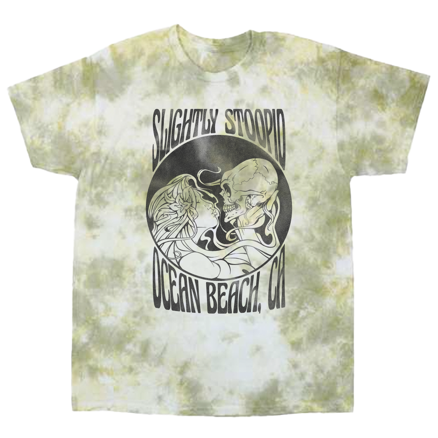 Skull Kiss Olive Infusion Tie Dye