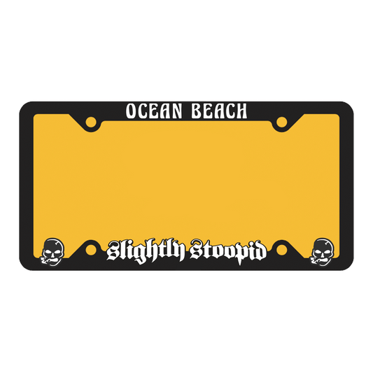 Ocean Beach License Plate