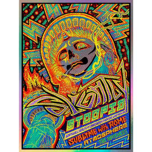 8/26/23 Wantagh, NY Foil Show Poster by Brad Klausen