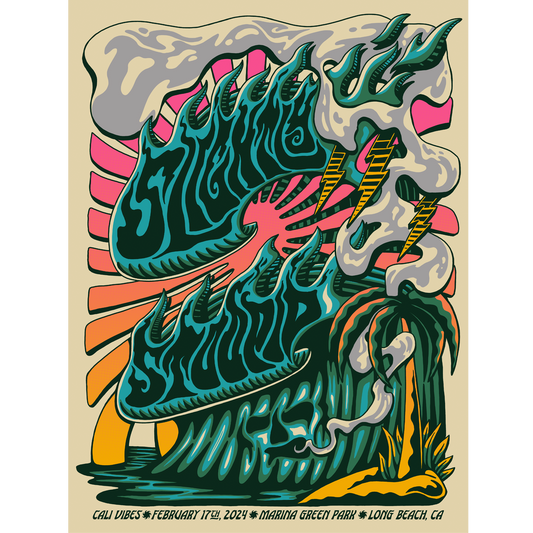 Cali Vibes 2024 Foil Poster (Well Traveled)