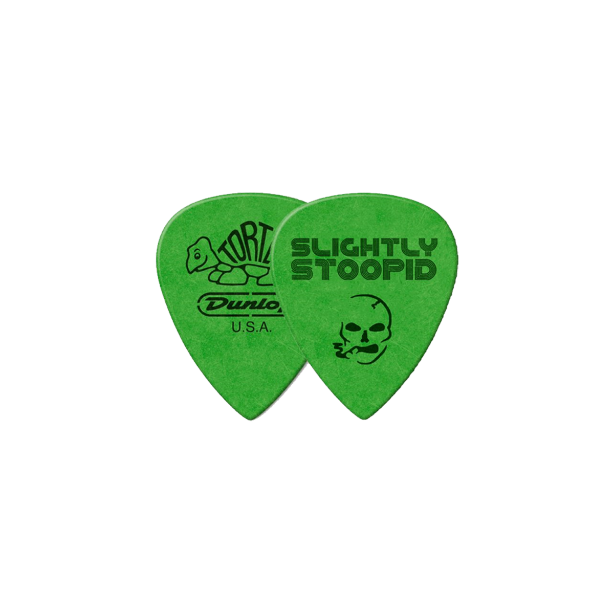 Acoustic Roots Guitar Pick - Solid Green
