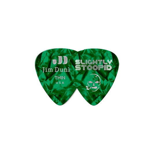 Acoustic Roots Guitar Pick - Textured Green