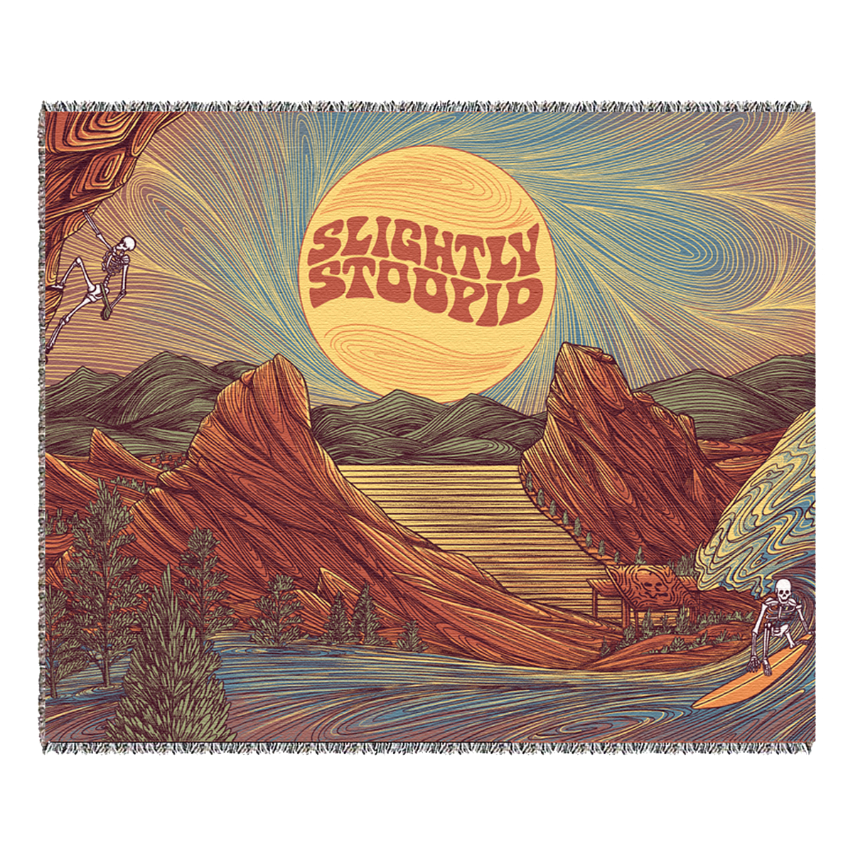Red Rocks 2021 Woven Blanket