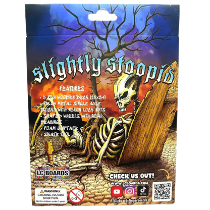 LC BOARDS X SLIGHTLY STOOPID 98X34 MUSHROOM ALIEN FINGERBOARD COMPLETE