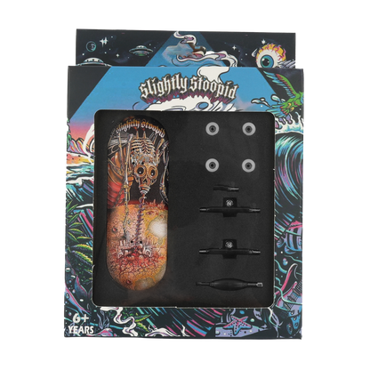 LC BOARDS X SLIGHTLY STOOPID 98X34 TOP OF THE WORLD FINGERBOARD COMPLETE