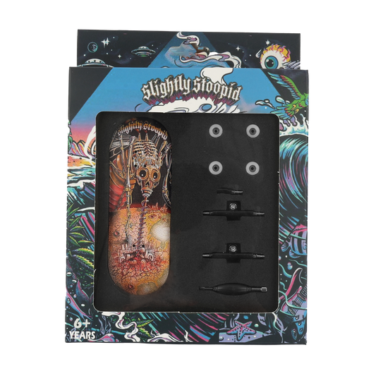 LC BOARDS X SLIGHTLY STOOPID 98X34 TOP OF THE WORLD FINGERBOARD COMPLETE