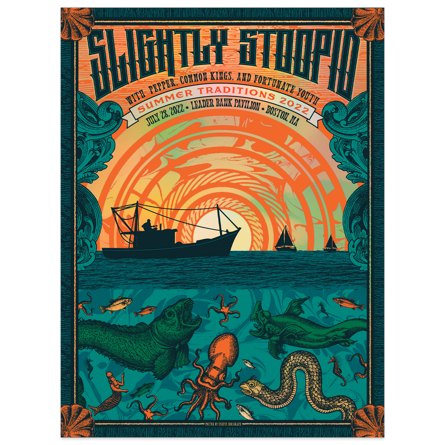 7/28 Boston, MA SHOW POSTER - Regular & Foil