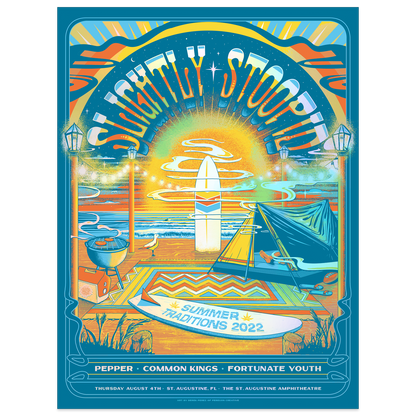 8/4 St. Augustine, FL SHOW POSTER - Regular & Foil
