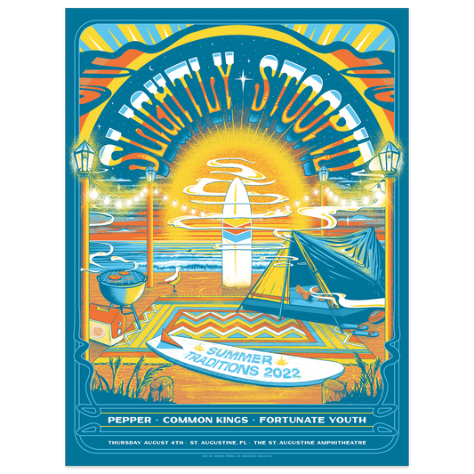 8/4 St. Augustine, FL SHOW POSTER - Regular & Foil