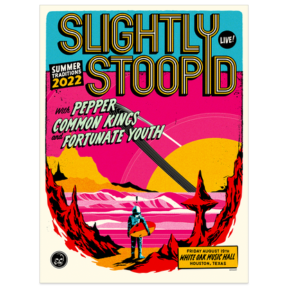 8/19 Houston, TX - SHOW POSTER - Regular & Foil