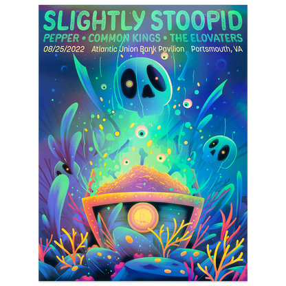 8/25 Portsmouth, VA SHOW POSTER - Regular & Foil