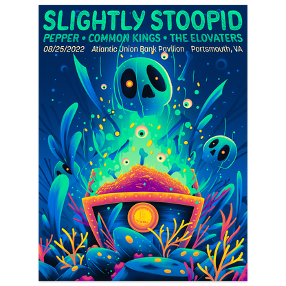 8/25 Portsmouth, VA SHOW POSTER - Regular & Foil