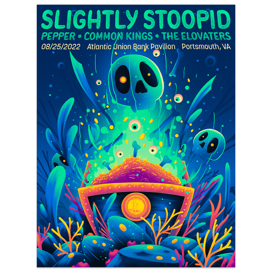 8/25 Portsmouth, VA SHOW POSTER - Regular & Foil