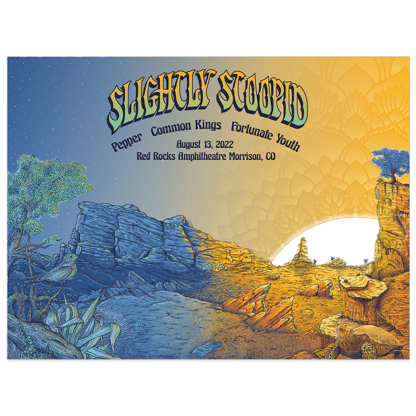 8/13 Morrison, CO - SHOW POSTER - Regular & Foil - Max Wesoloski