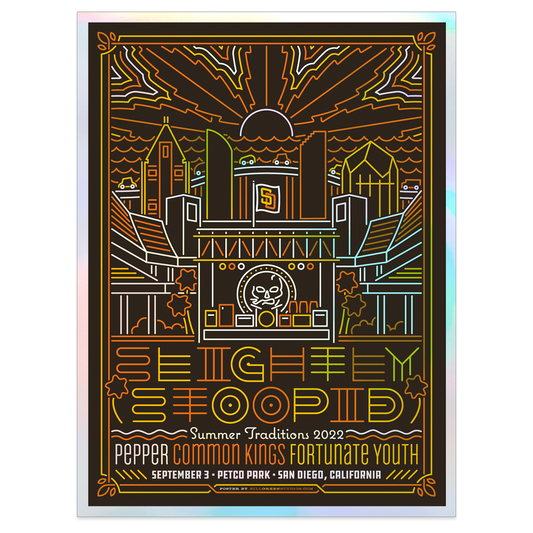 9/3 San Diego, CA SHOW POSTER - Regular & Foil - Bill Green